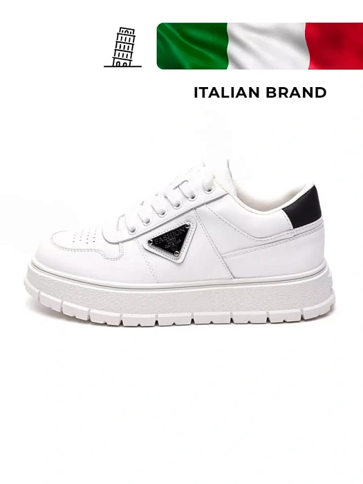 Женские кеды Donna Daniella  белые, артикул 42-TZV6-3-112