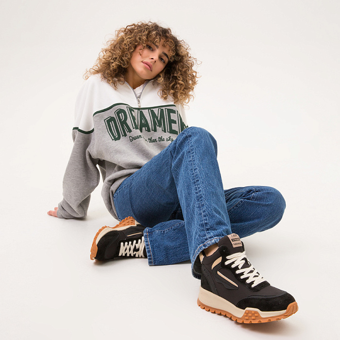 Женские ботинки basic STROBBS черные, артикул F8440-3