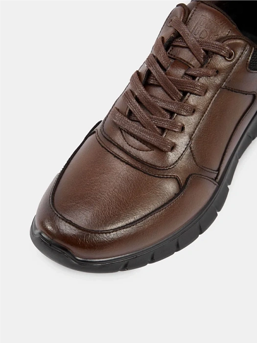 Мужские кроссовки BRUNO RENZONI  коричневые, артикул DSHD-DM003