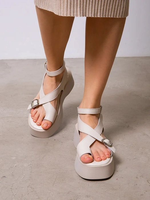 Женские босоножки  SOFIA-ALEXANDRA серые, артикул SA20550-WL