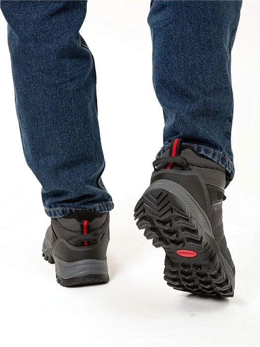 Мужские ботинки STROBBS серые, артикул C9371-1