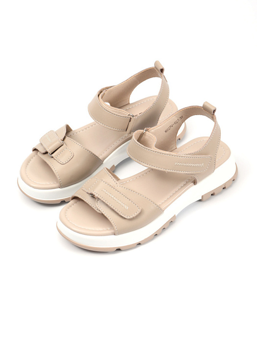 Женские сандалии eObuv бежевые, артикул MU270-023