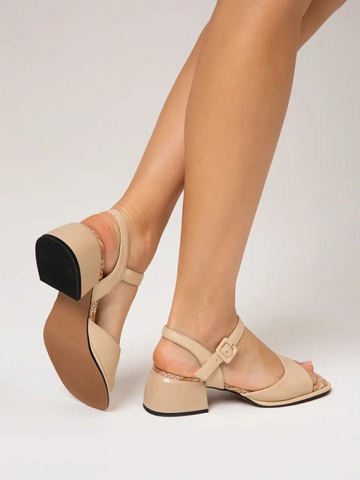 Женские босоножки  SOFIA-ALEXANDRA бежевые, артикул SA20463-WL