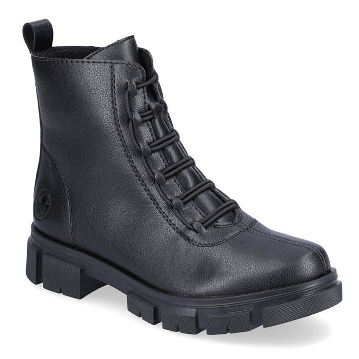 Женские ботинки basic RIEKER черные, артикул Y7150-00