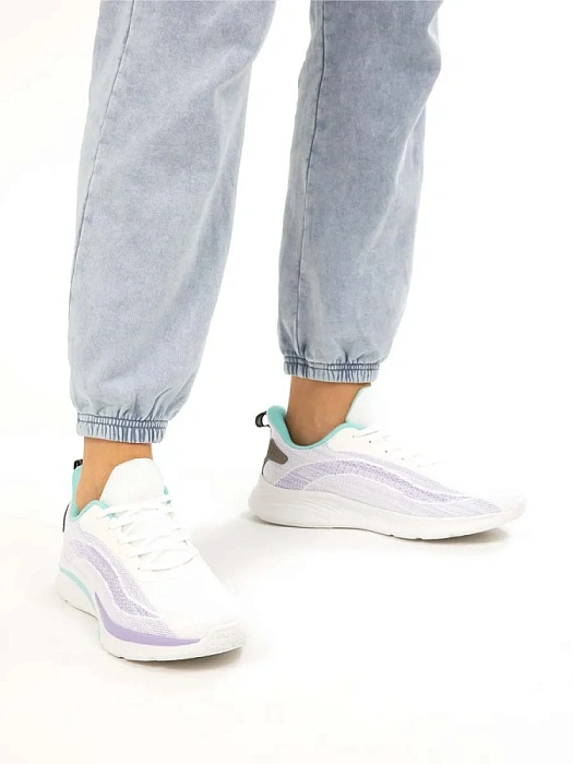 Женские кроссовки SOFIA-ALEXANDRA белые, артикул SA16784-WB/8-1