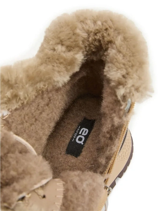 Женские ботинки eObuv бежевые, артикул AW25-60-8