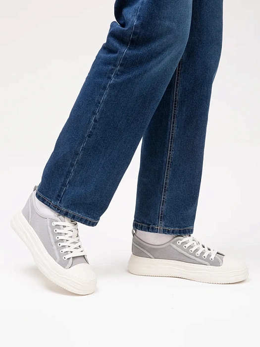 Мужские кеды BRUNO RENZONI  серые, артикул SY33012W-17