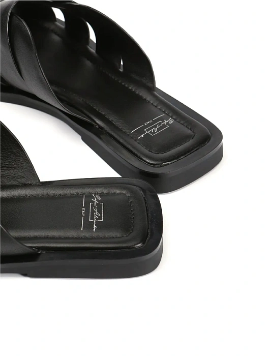 Женские шлепанцы SOFIA-ALEXANDRA черные, артикул SA20567-WL