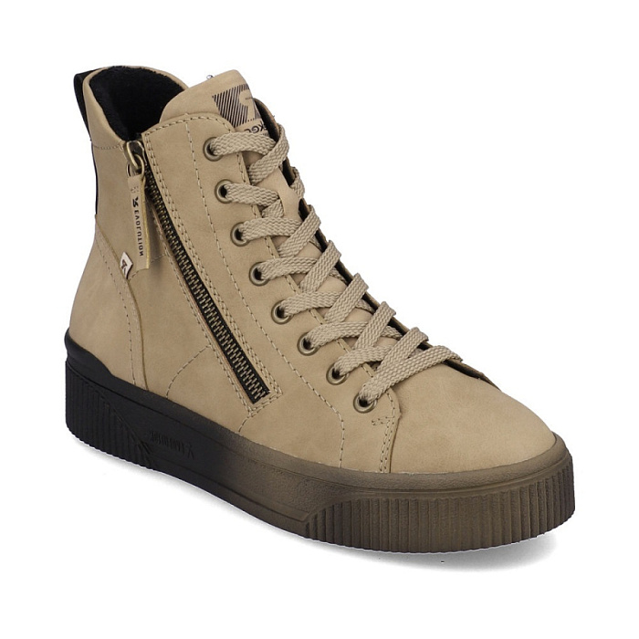 Женские ботинки basic RIEKER бежевые, артикул W0761-20