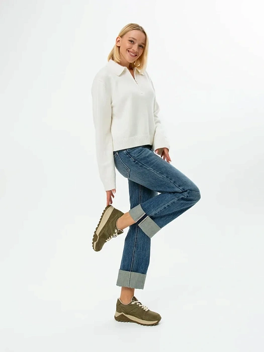 Женские кроссовки SOFIA-ALEXANDRA зеленые, артикул SA18563-WT/8