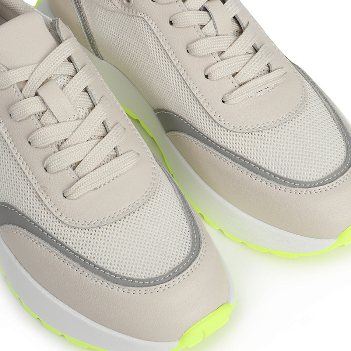 Женские кроссовки eObuv бежевые, артикул 903251-8