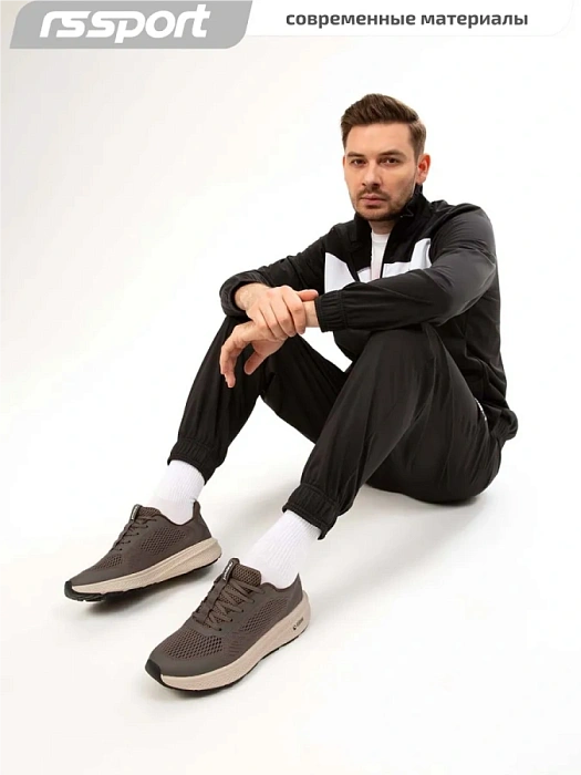 Мужские кроссовки RS SPORT коричневые, артикул LUIS_BROWN