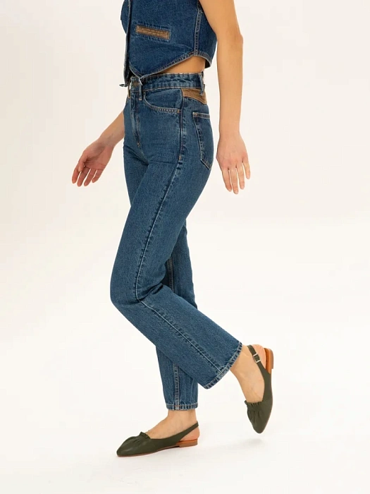 Женские слингбэки SOFIA-ALEXANDRA зеленые, артикул 38E-HF1082-B1056D1