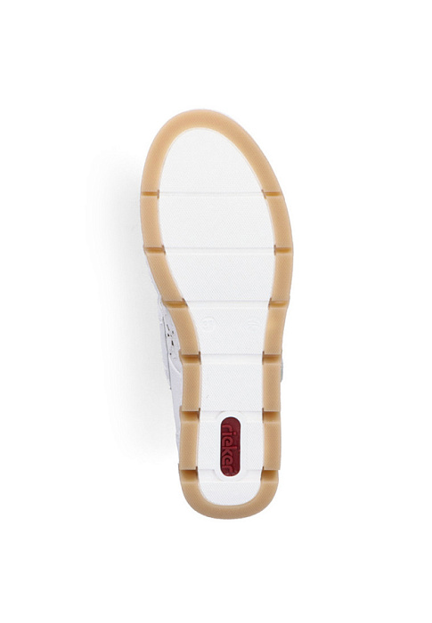 Женские мери джейн RIEKER белые, артикул 49977-80