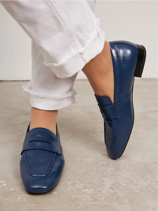 Женские туфли FEDERICA RODARI синие, артикул 4E-5136-202A-25W