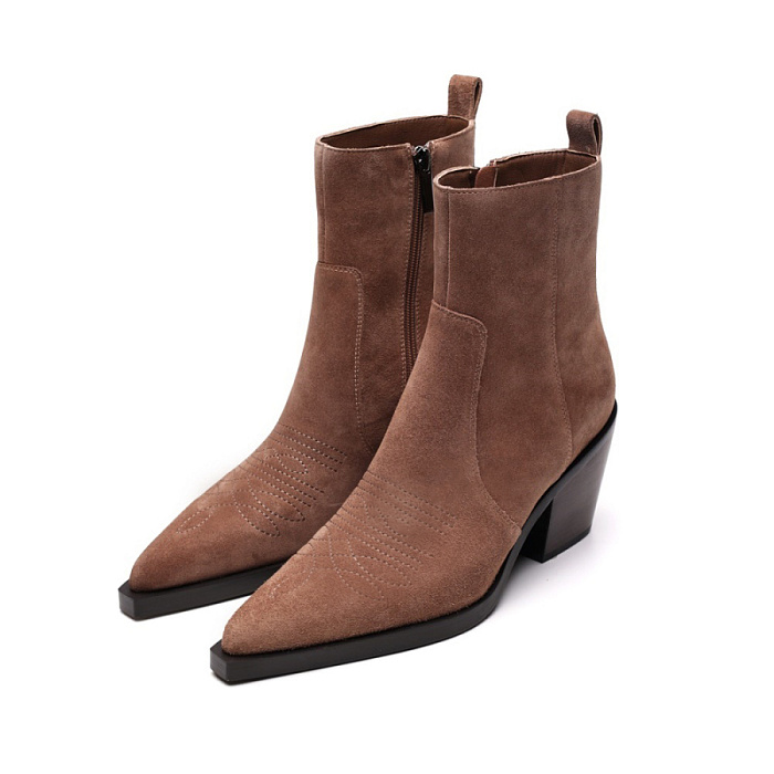 Женские казаки SOFIA-ALEXANDRA бежевые, артикул 38E-HF873-B