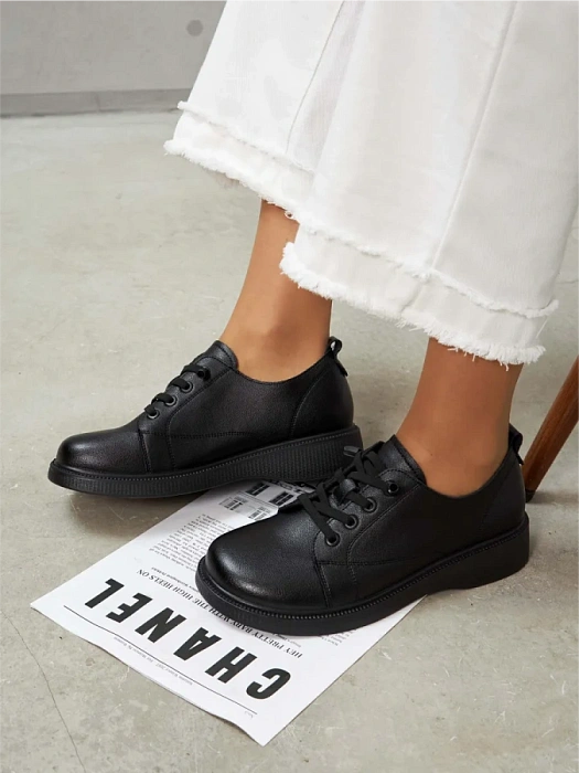 Женские туфли eObuv черные, артикул DY25030702A