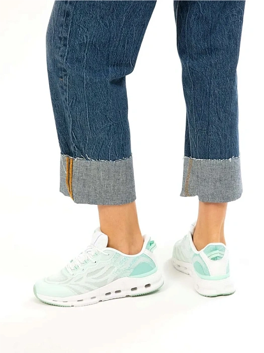 Женские кроссовки RS SPORT зеленые, артикул LH227B14_GREEN