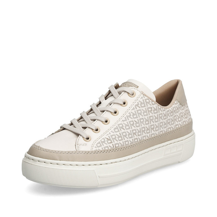 Женские кеды RIEKER бежевые, артикул L9806-60