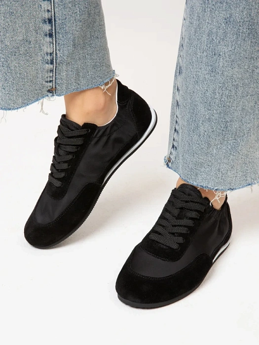 Женские кроссовки SOFIA-ALEXANDRA черные, артикул LT191-2-W