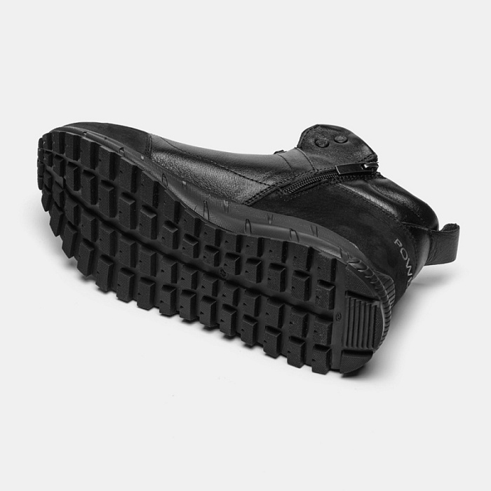Мужские ботинки basic BRUNO RENZONI  черные, артикул BR-00003M