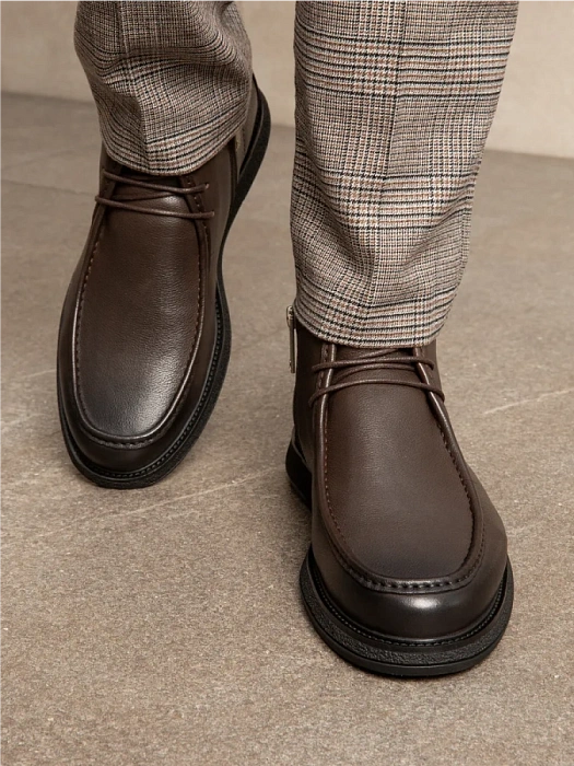 Мужские ботинки BRUNO RENZONI  коричневые, артикул 983X-17R-B12