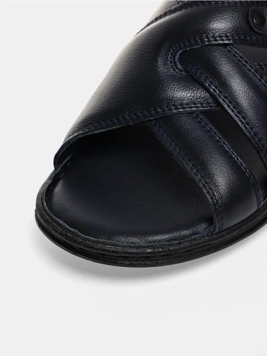 Мужские шлепанцы BRUNO RENZONI  синие, артикул M-23658-003