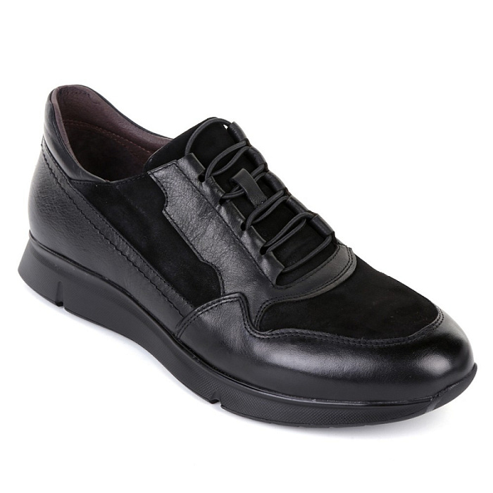 Мужские кроссовки BRUNO RENZONI  черные, артикул 016A-A822A