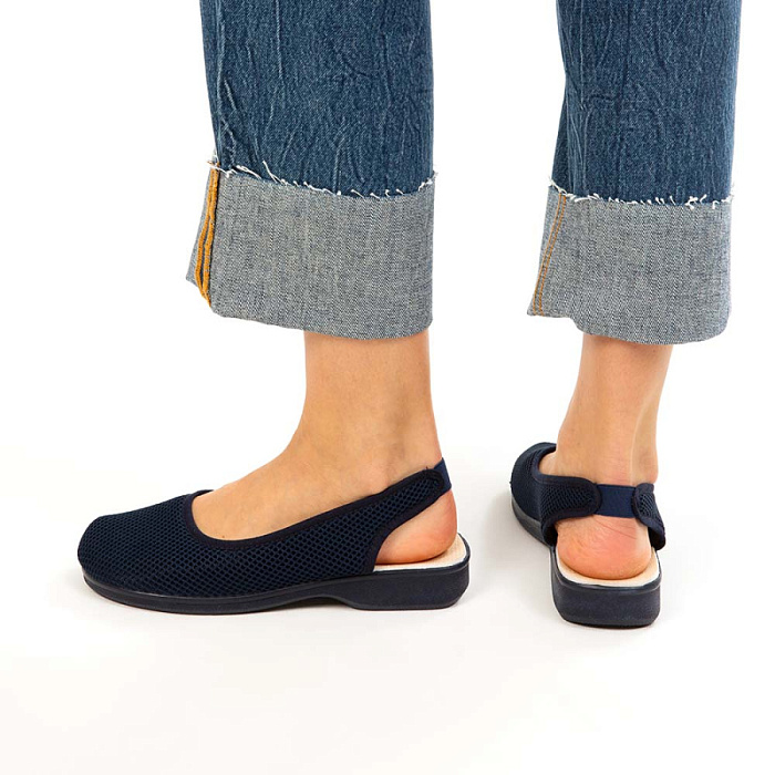 Женские слингбэки IMARA синие, артикул 183_16903_805