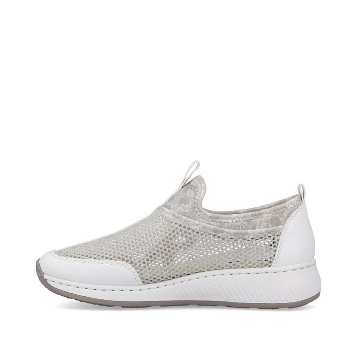 Женские кроссовки RIEKER белые, артикул N5554-81