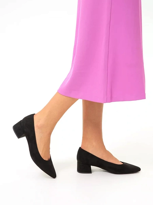 Женские туфли-лодочки MARCO TOZZI черные, артикул 2-22300-41-00B