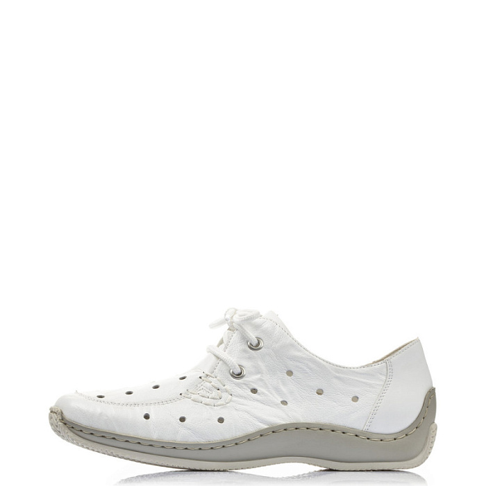 Женские туфли basic RIEKER белые, артикул L1715-80