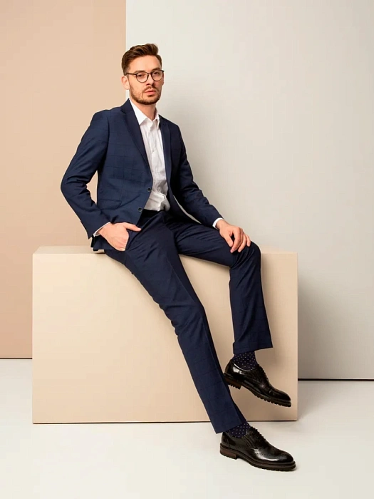 Мужские броги BRUNO RENZONI  черные, артикул 5485A-706A