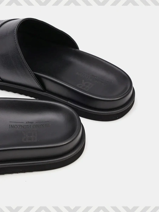 Мужские шлепанцы BRUNO RENZONI  серые, артикул TK702-7-H7