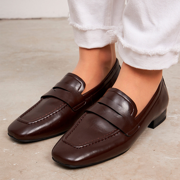 Женские туфли FEDERICA RODARI коричневые, артикул 4E-5136-202B-25W