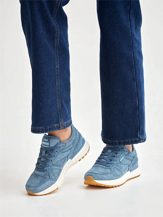 Женские кроссовки STROBBS голубые, артикул F7530-10