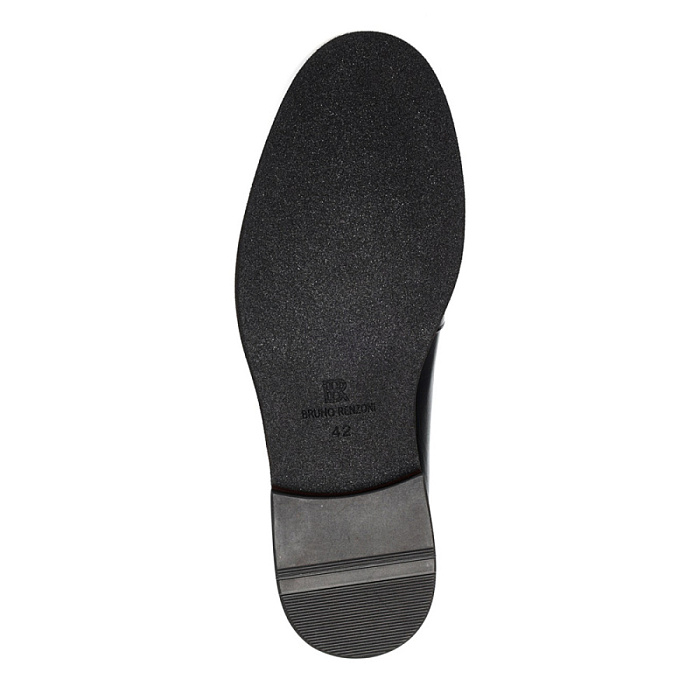 Мужские туфли basic BRUNO RENZONI  черные, артикул BR13348-MB/10