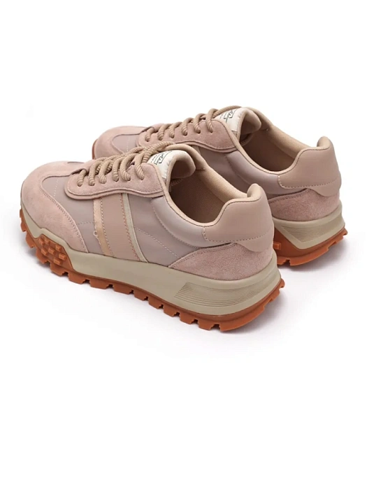 Женские кроссовки SOFIA-ALEXANDRA бежевые, артикул SA16532-WT-1