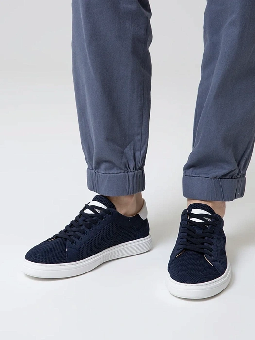 Мужские кеды BRUNO RENZONI  синие, артикул ZS23132-20