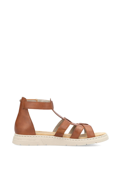 Женские сандалии RIEKER коричневые, артикул V9160-24