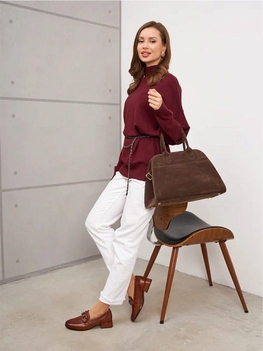 Женские лоферы MARCO TOZZI рыжие, артикул 2-24249-45-305