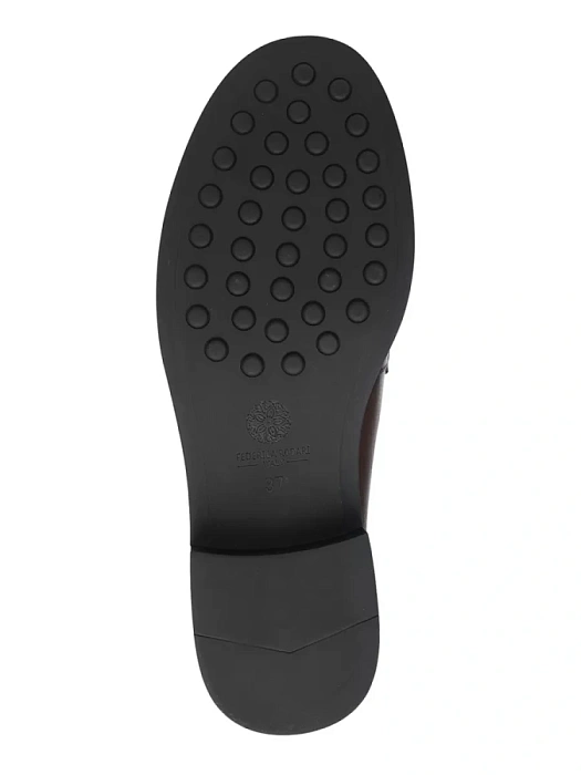 Женские лоферы FEDERICA RODARI коричневые, артикул 15E-A4002D-1