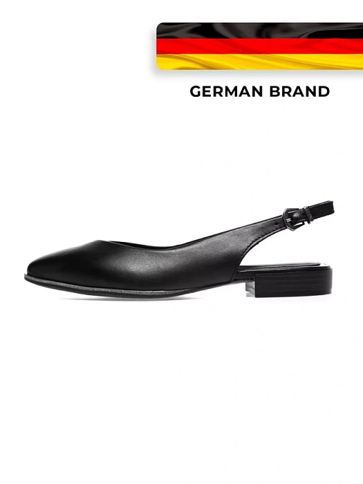 Женские слингбэки MARCO TOZZI черные, артикул 2-29408-42-001