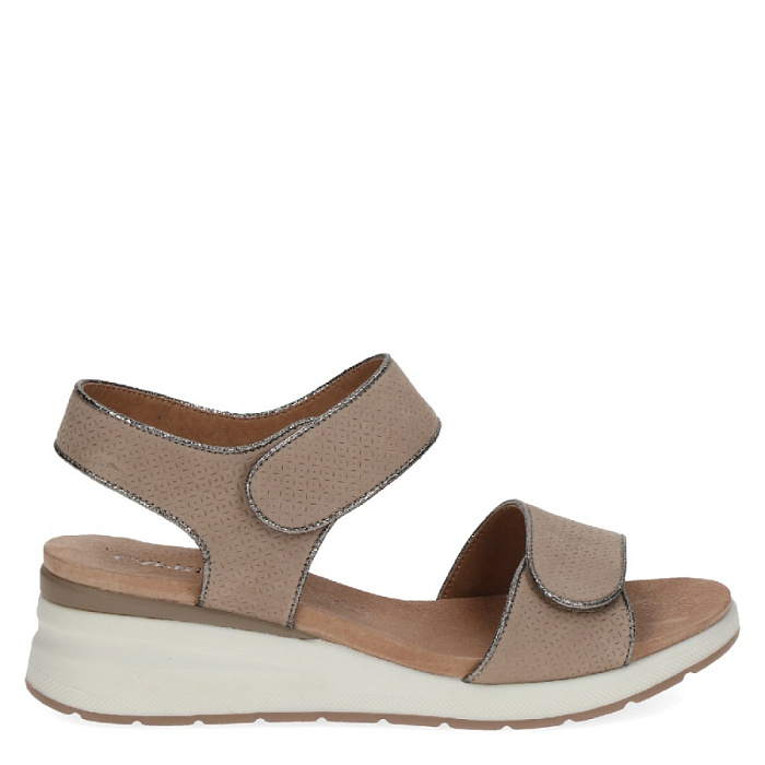 Женские босоножки  CAPRICE бежевые, артикул 9-9-28307-20-334