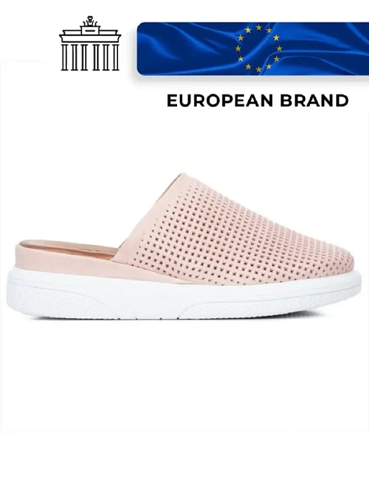 Женские сабо eObuv розовые, артикул 303210-LL-16_Pink