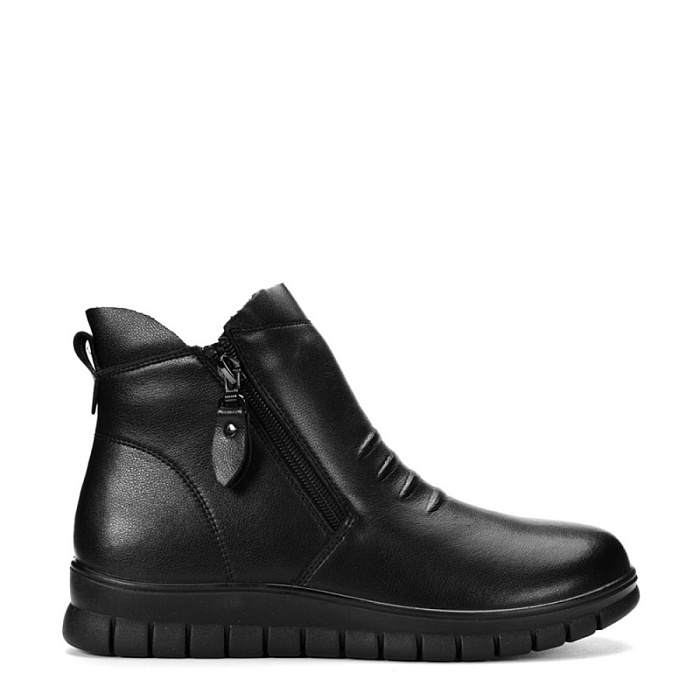 Женские ботинки basic Donna Daniella  черные, артикул DJ024-040