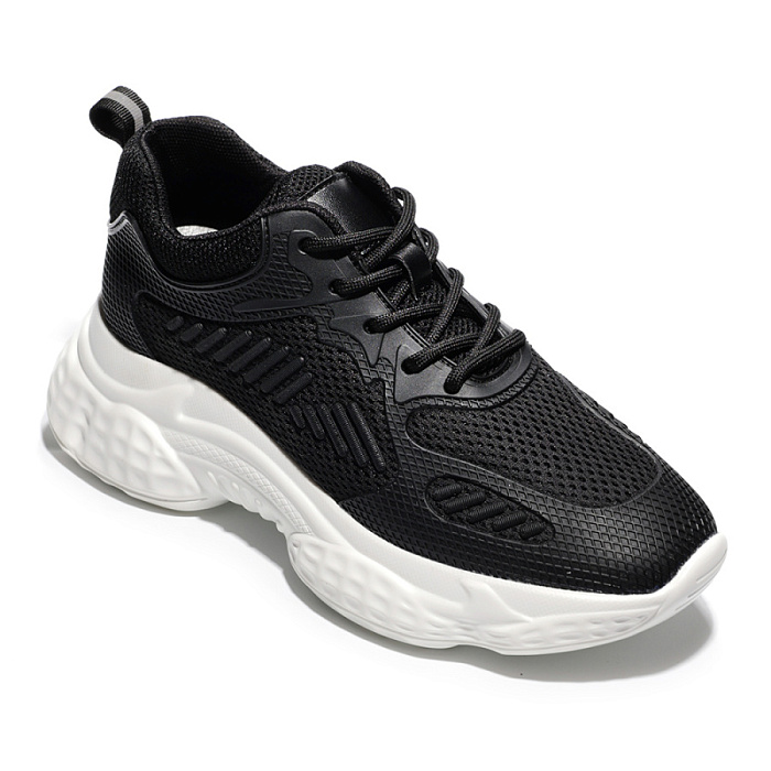 Женские кроссовки Donna Daniella  черные, артикул FL75_B001S-4_BLACK