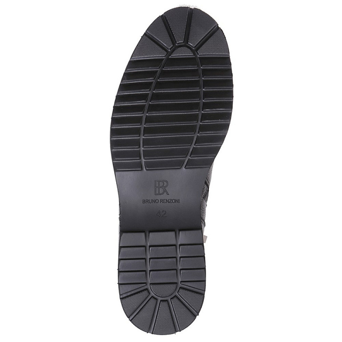 Мужские ботинки basic BRUNO RENZONI  черные, артикул 5431X-913A/R