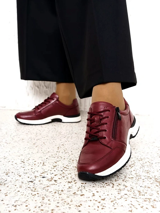 Женские кроссовки eObuv бордовые, артикул 9-73755-41-540