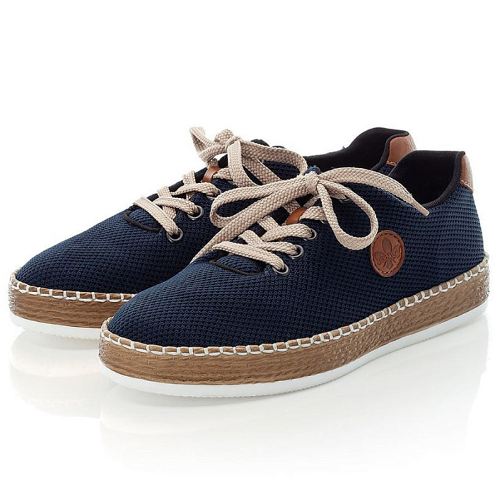 Женские кеды RIEKER синие, артикул L78G0-14